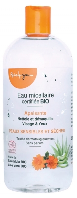 Bio4you Eau Micellaire Apaisante Peaux Sensibles et Sèches 530 ml