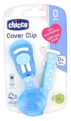 Chicco Soother Clip with Teat Cover 0 Month and +