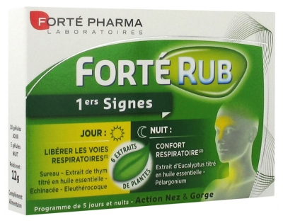 Forté Pharma Forté Rub 1st Signs 15 Capsules