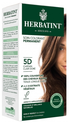 Herbatint Soin Colorant Permanent 150 ml - Coloration : 5D Châtain Clair Doré