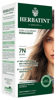Herbatint Soin Colorant Permanent 150 ml - Coloration : 7N Blond