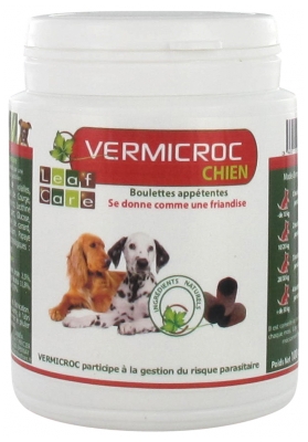 Leaf Care Vermicroc Chien Boulettes 100 g