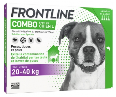 Frontline Dog L (20-40 kg) 4 Pipety