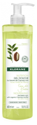 Klorane Nourishing Shower Gel with Organic Cupuaçu Butter Yuzu Infusion 400ml