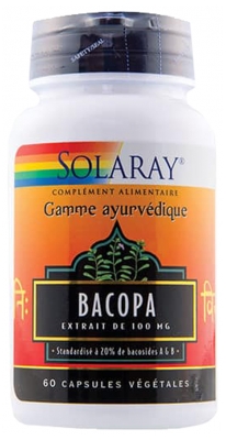 Solaray Bacopa 60 Kapsułek Warzywnych