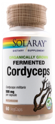 Solaray Cordyceps 500mg 60 Vegetable Capsules