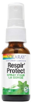 Solaray Respir' Protect Spray Pour la Gorge 30 ml