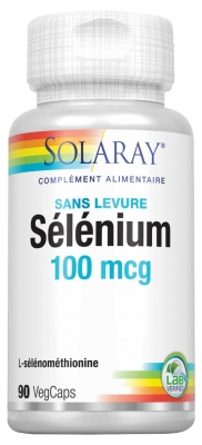 Solaray Selen 100 mcg Yeast Free 90 VegCaps