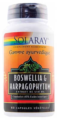 Solaray Boswellia & Harpagophytum 60 Vegetable Capsules