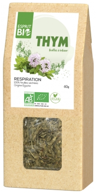 Esprit Bio Tomillo Hojas de Infusión Respiración 60 g