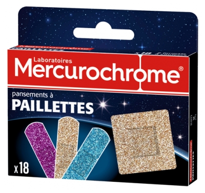 Mercurochrome 18 Pansements à Paillettes