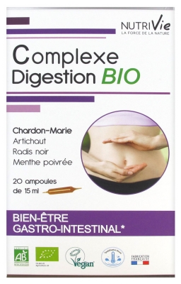 Nutrivie Bio Matsmältningskomplex 20 Ampuller