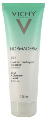 Vichy Normaderm 3 in 1 Wirkung Peeling + Reiniger + Maske 125 ml