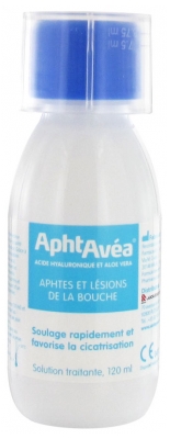 AphtAvéa Soluzione di Trattamento con Acido Ialuronico e Aloe Vera 120 ml