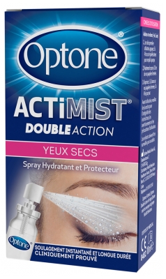 Optone ActiMist 2 in 1 Augenspray Trockene und Gereizte Augen 10 ml