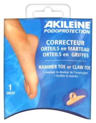 Akileïne Arkileïne Podoprotection Corrector Hammer Toe or Claw Toe Left Foot