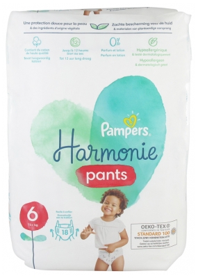 Pampers Harmonie Nappy Pants 18 Nappy-Pants Size 6 (15+ kg)