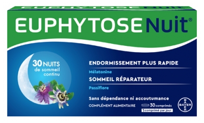 Bayer Euphytose Nuit 30 Comprimidos 