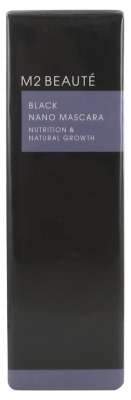 M2 BEAUTÉ Zwarte Nano Mascara Voeding & Natuurlijke Groei 6 ml