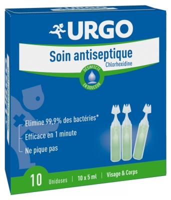 Urgo Antiseptic Care 10 Single Doses of 5ml