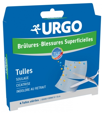 Urgo Quemaduras y Heridas Superficiales Tules 4 Tules