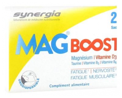 Synergia Mag Boost 20 Sachets (to consume preferably before the end of 08/2021)