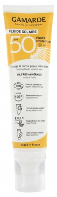 Gamarde Zonnebrandcrème Hoge Bescherming SPF50 Organic 100 ml