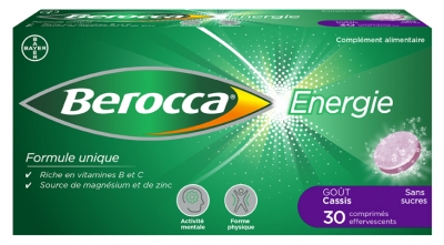 Berocca Energy Blackcurrant Flavour 30 Effervescent Tablets