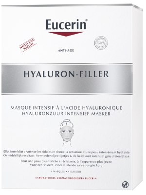 Eucerin Hyaluron-Filler Intensive Mask with Hyaluronic Acid 4 Masks