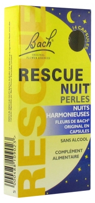 Rescue Bach Night Pearls 14 Capsules