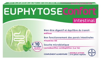 Bayer Euphytose Confort Intestinal 28 Gélules Végétales