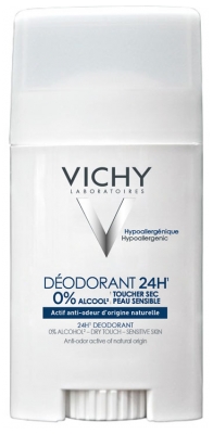 Deodorant Vichy 24H Dry Touch Sensitive Skin Stick 40 ml
