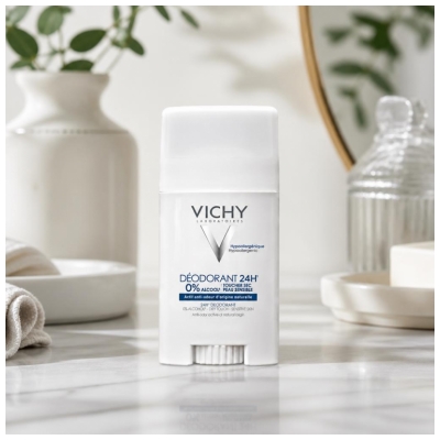 Vichy Déodorant 24H Toucher Sec Peau Sensible Stick 40 ml