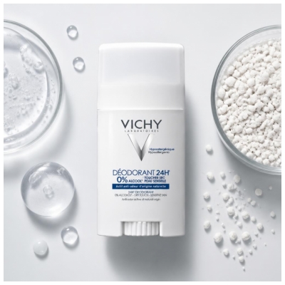 Vichy Déodorant 24H Toucher Sec Peau Sensible Stick 40 ml