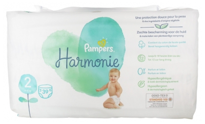 Pampers Harmonie 39 Diapers Size 2 (4-8kg)