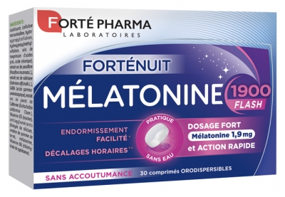Forté Pharma Forténuit Melatonin 1900 Flash 30 Tablets