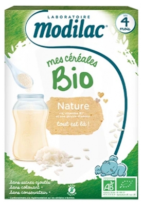 Modilac Mes Céréales Organic From 4 Months Nature 250g