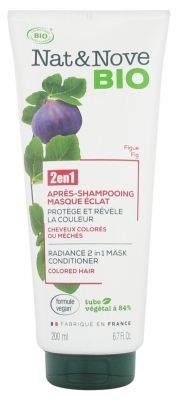 Nat&Nove Bio 2in1 Kondicionierius Kaukė Žvilgesys Figa 200 ml