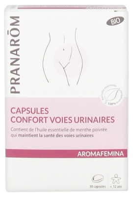 Pranarôm Aromafemina Capsules Confort Voies Urinaires Bio 30 Capsules