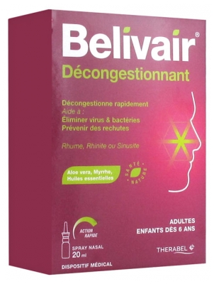 Belivair Decongestant Nasal Spray 20ml