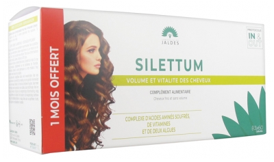 Jaldes Silettum Volume et Vitalité des Cheveux Lot de 3 x 60 Gélules