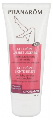 Pranarôm Circularom Gel Crème Jambes Légères Bio 100 ml