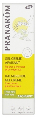 Pranarôm Gel Crème Apaisant Piqûres d'Insectes et de Végétaux Bio 40 ml
