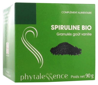 Phytalessence Spiruline Bio Granulés Goût Vanille 90 g