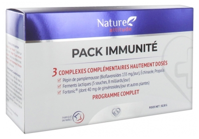 Nature Attitude Immunity Pack Complete Program 100 Capsules