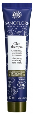 Sanoflore Olea Therapia Nourishing & Relaxing Hand Cream Organic 30ml