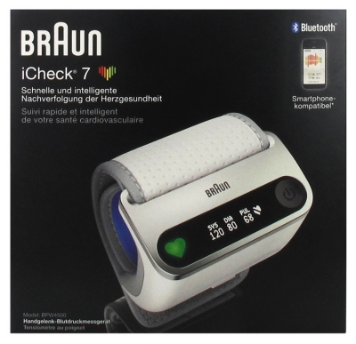 Braun iCheck 7 Tensiomètre Poignet BPW4500