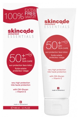 Skincode Essentials Fluide Solaire Protecteur Visage SPF50+ 100 ml