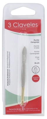 3 Claveles Pinza Punta Cangrejo 8 cm