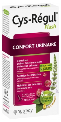 Nutreov Cys-régul Flash Confort Urinaire 5 Sticks